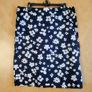 TALBOTS| Silky Black and White